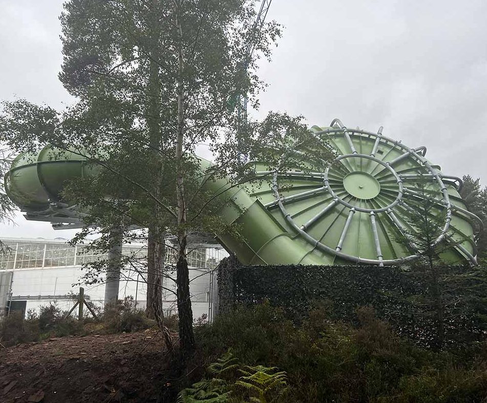 Image of the new Tropical Cyclone ride at Whinfell Forest 