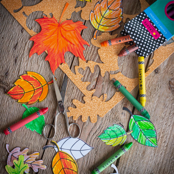 Autumn leaves arts and crafts activity