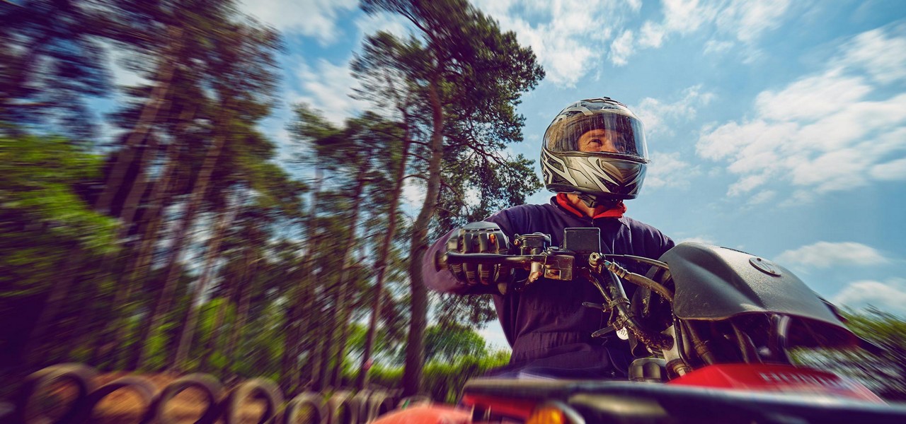 Quad biking activity