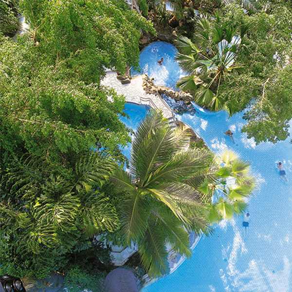 Aerial view of Subtropical Swimming Paradise