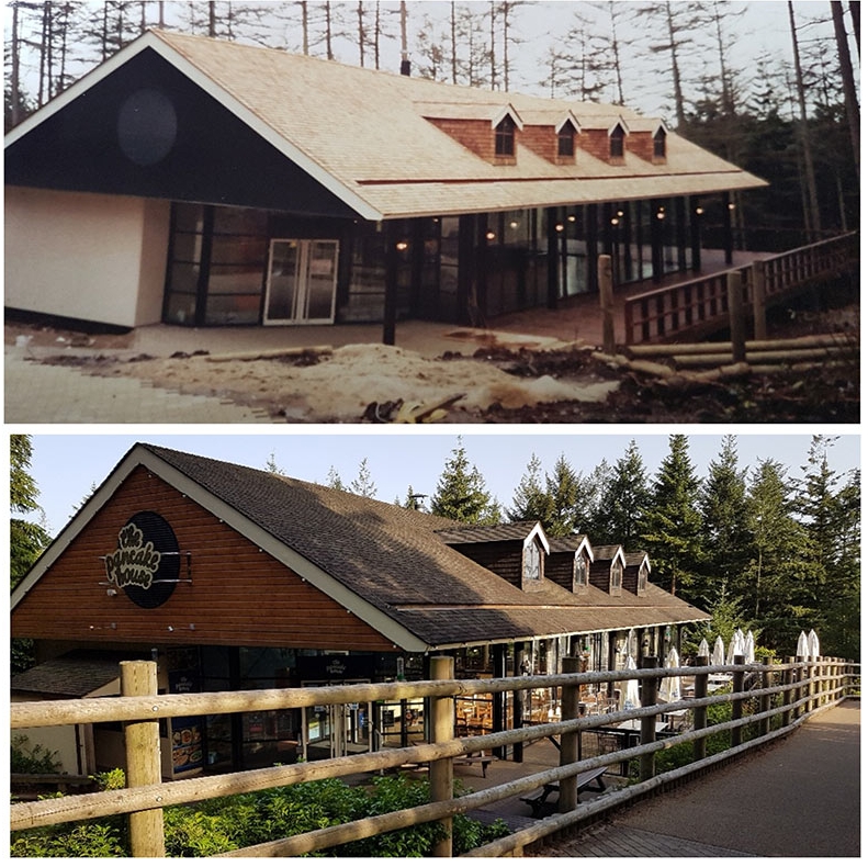 The Pancake House, 30 years ago and today