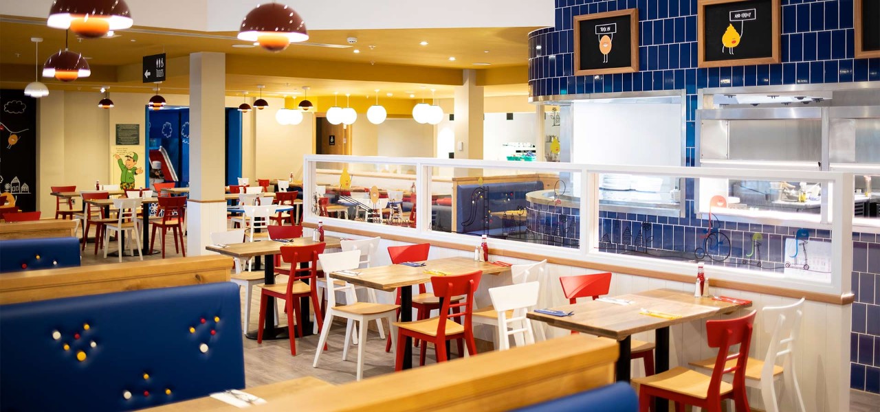 The inside of the new Pancake House at Elveden Forest 