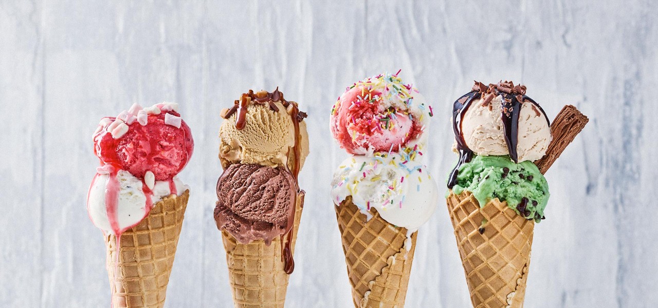 Ice cream cone selection