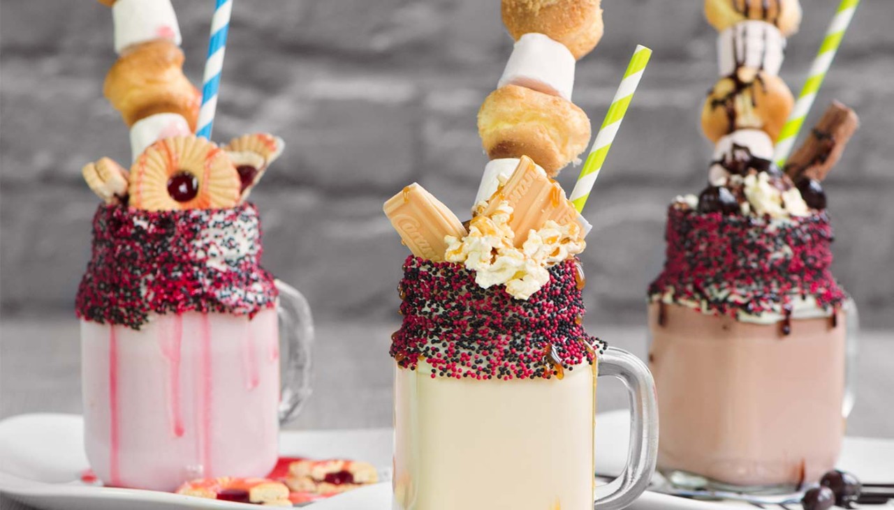 A selection of Freakshakes