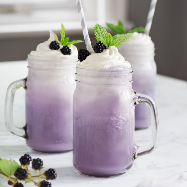 Blackberry milkshake