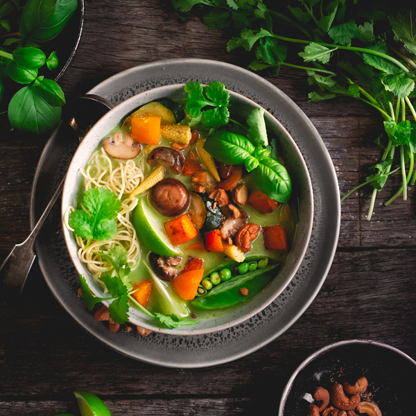 Vegan thai green curry