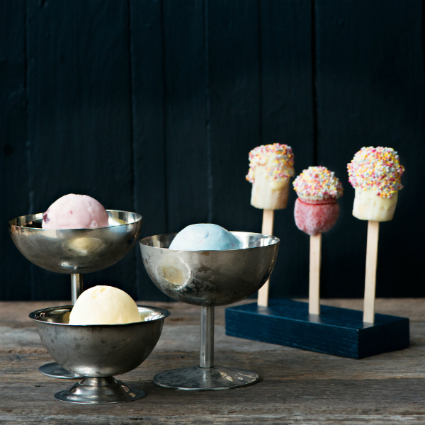 Ice cream desert selection