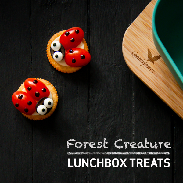 Ladybord lunchbox treats
